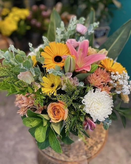 Fresh Flowers Florists Choice Vase Arrangement Perth Florist